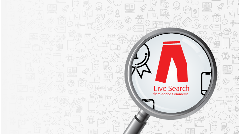live search header